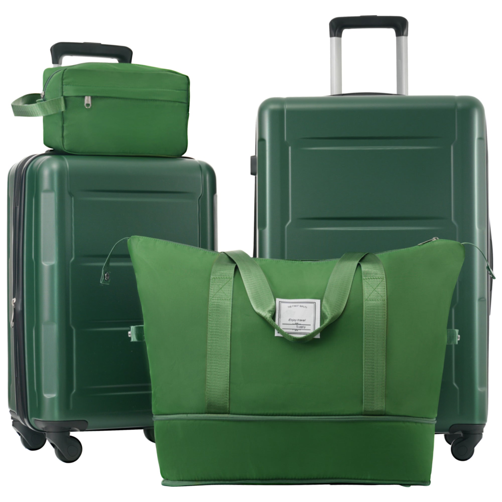 2 Piece Luggage Set with Bags Expanable Spinner Wheels ABS Lightweight